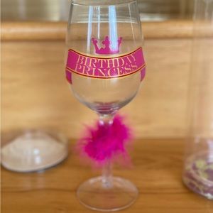 Super Cute Birthday Princess Wine
Goblet, MINT Condition!